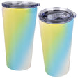 Stainless Steel Tumbler with Slide Lid, Glossy Gradient 17 oz