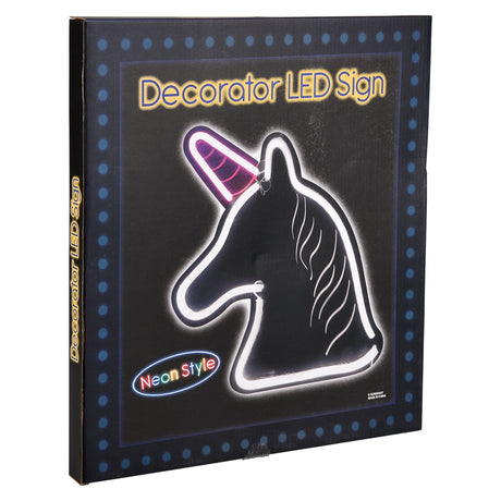 LED Neon Unicorn Hanging Rope Lamp (1 EA)
