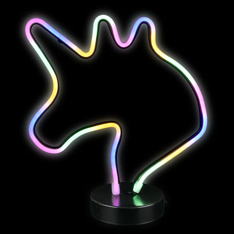 LED Neon Table Lamp Unicorn 11.5"