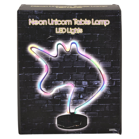 LED Neon Table Lamp Unicorn 11.5"
