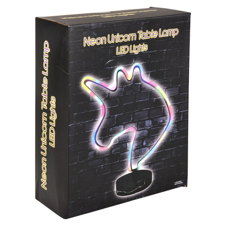 LED Neon Table Lamp Unicorn 11.5"