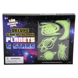 Glow Planet And Stars Stick Ups (295 Pcs)