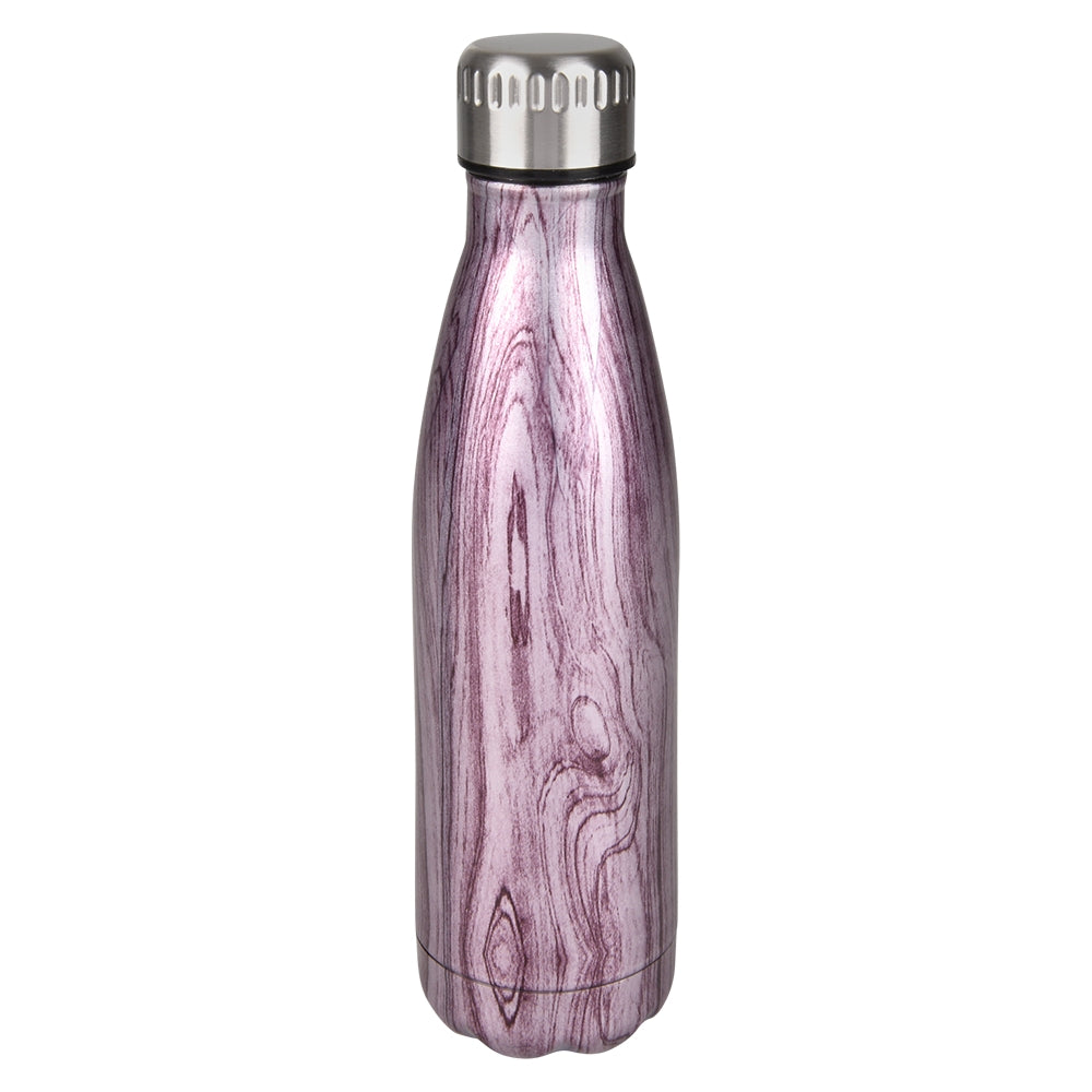 Double Wall Sports Bottle - Charcoal Wood 17 Oz.