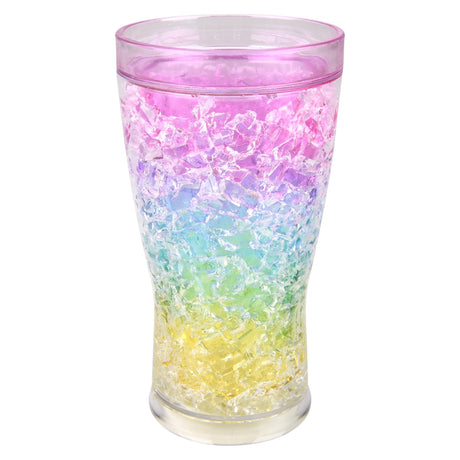 Rainbow Freezer Tumbler 15 Oz