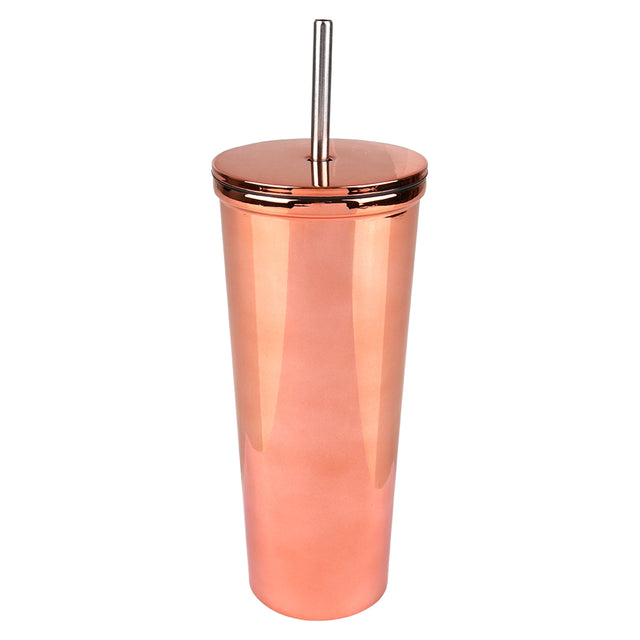 Double Wall Tumbler 24 Oz Rose Gold