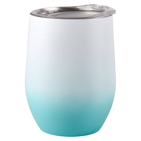 Stainless Wine Cup 12 Oz. - Ombre White And