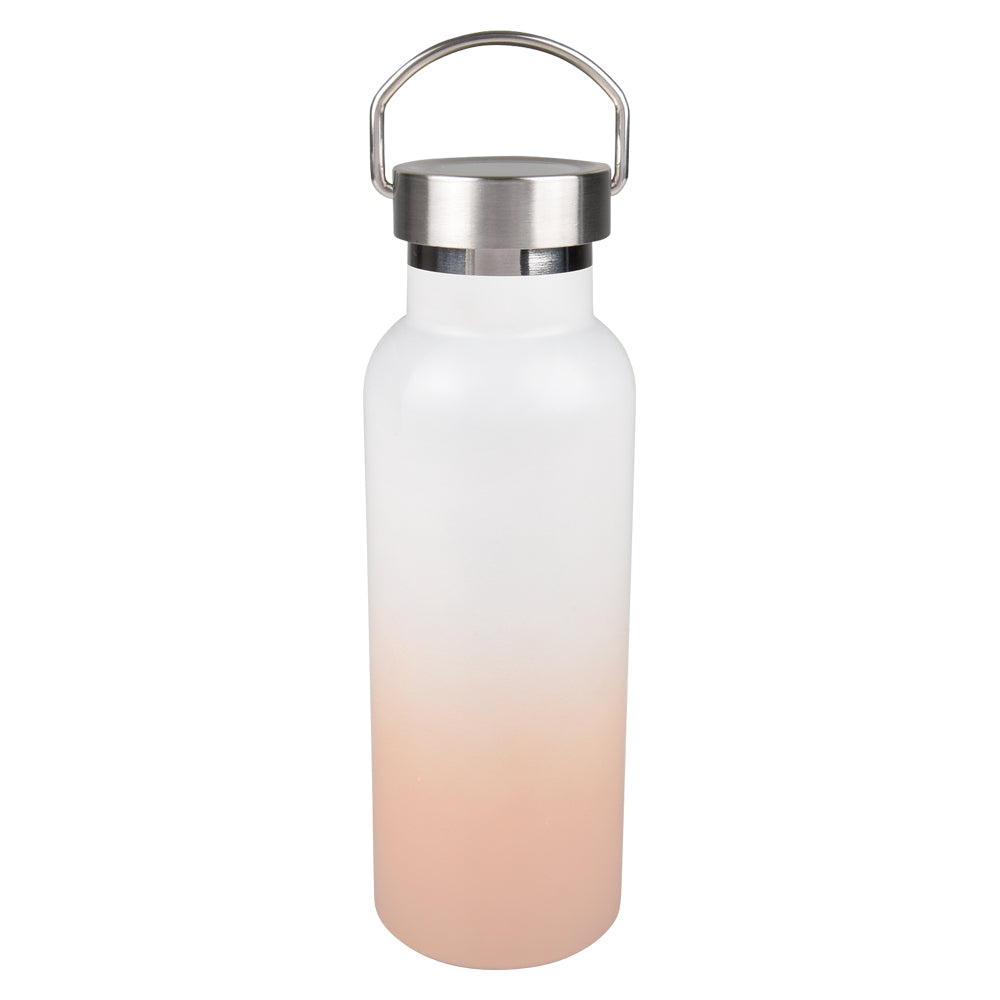 Stainless Bottle 17 Oz Ombre White And P