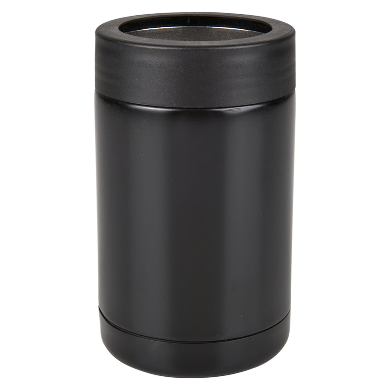 Can Cooler Double Wall Stainless Steel 5" Black