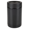 Can Cooler Double Wall Stainless Steel 5" Black