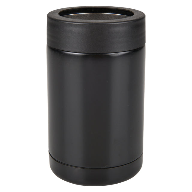Can Cooler Double Wall Stainless Steel 5" Black
