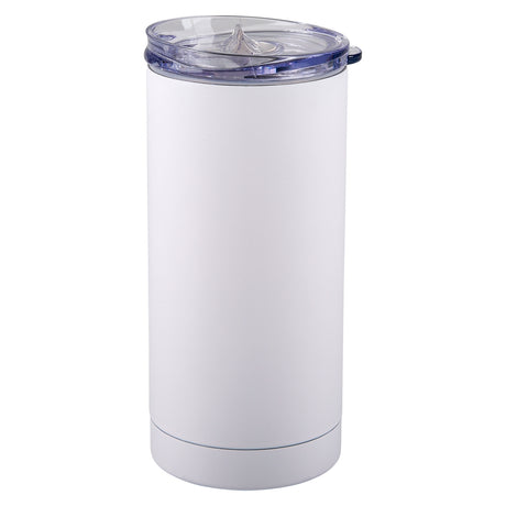 Slim Can Cooler Matte White
