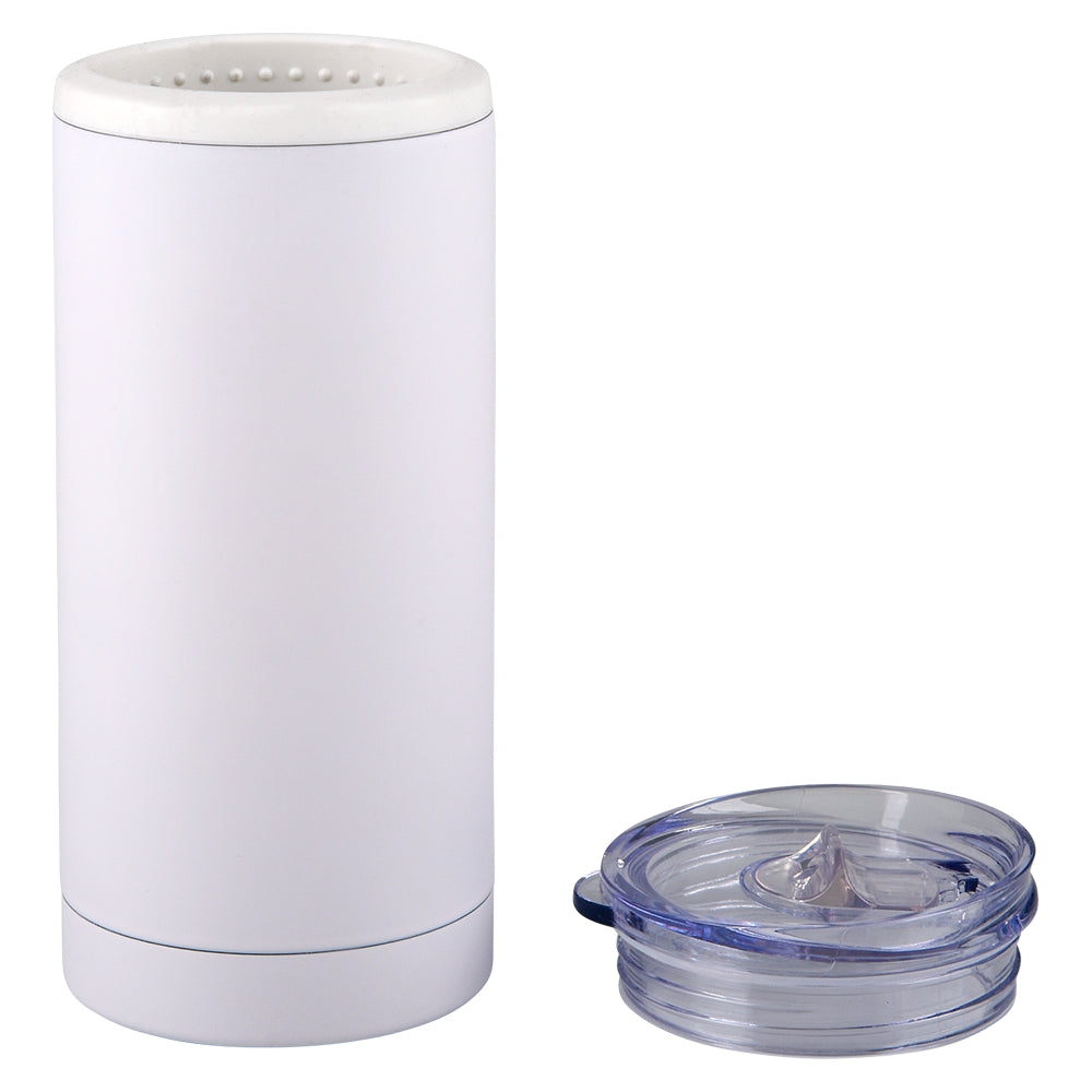 Slim Can Cooler Matte White