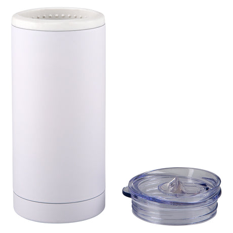 Slim Can Cooler Matte White