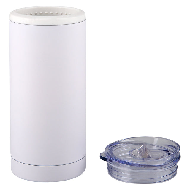 Slim Can Cooler Matte White