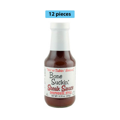 BONE SUCKIN' CHOPHOUSE STYLE STEAK SAUCE 11.75 OZ BOTTLE *FL DC ONLY*