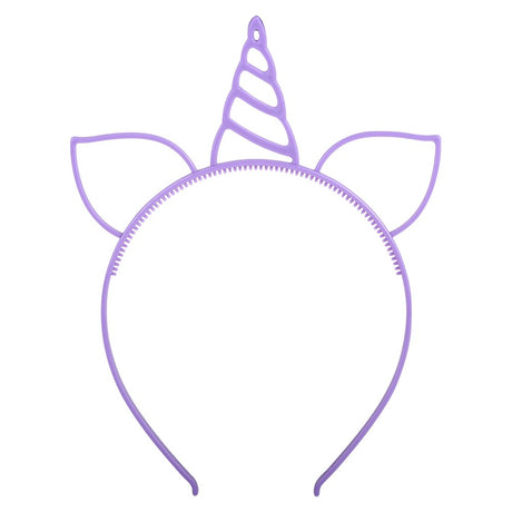 Unicorn Headband (3 Asst.) 8" (1 Doz)