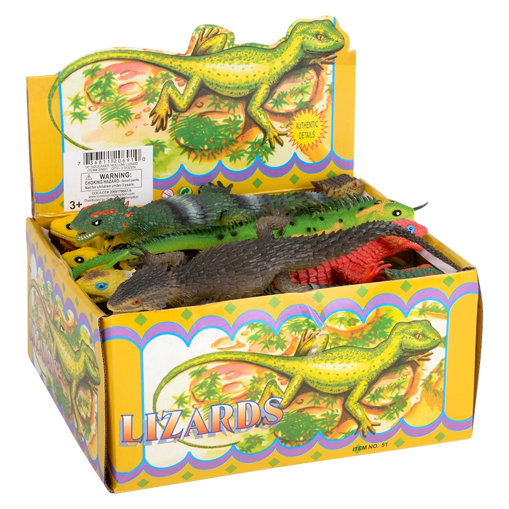 Rainforest Squeaker Lizard (1 DZ Display)