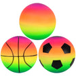 Rainbow Sports Ball 5" Assortment (1 DZ)