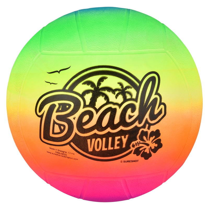 Neon Rainbow Beach Volleyball 8.5"