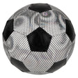Soccer Ball Shiny Metallic Fabric 9"