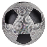 Silver Shiny Metallic Soccer Ball 16"