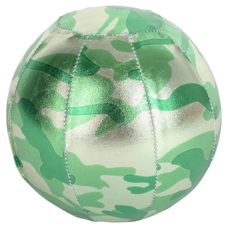 Metallic Fabric Camo Ball 6" (3 Asst.)