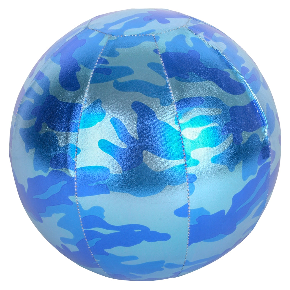 Metallic Camo Fabric Ball 9" (3 Assorted)