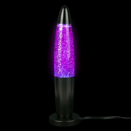 Mini Sparkle Lamp Purple 12.5"