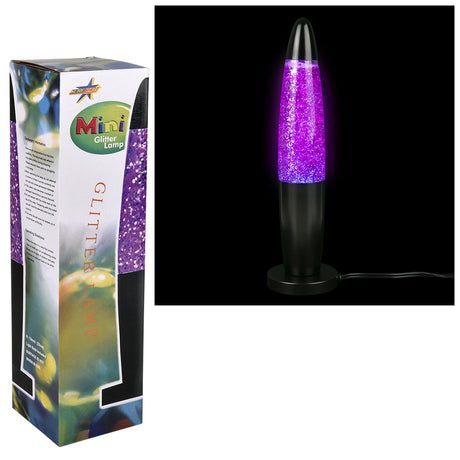 Mini Sparkle Lamp Purple 12.5"