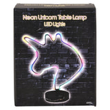 LED Neon Unicorn Table Lamp 11.5"