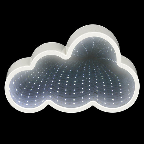 LED Infinity Mirror Lamp Cloud 9.5"