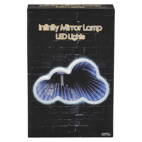 LED Infinity Mirror Lamp Cloud 9.5"