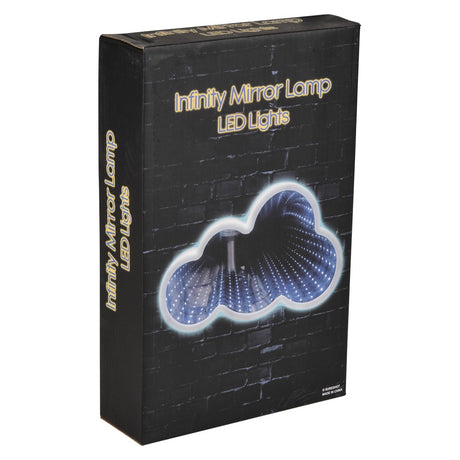 LED Infinity Mirror Lamp Cloud 9.5"