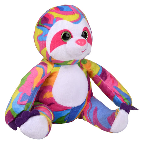 Plush Sloth Toy 6" Psychedelic