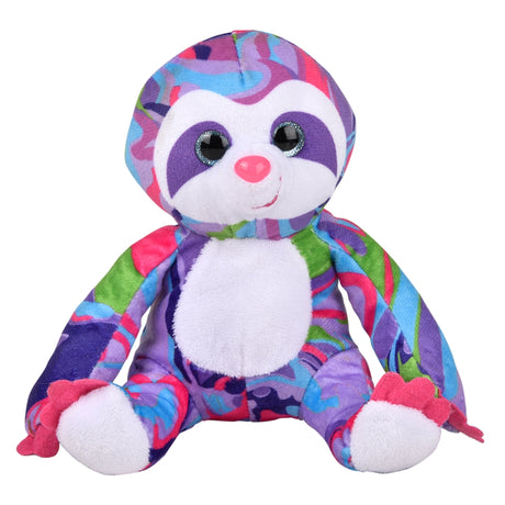Plush Sloth Toy 6" Psychedelic