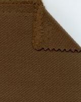 Sepia-Brown Waxed Luggage-Twill Fabric