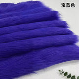 Purple Blue Colour Imitation Fox Fur Fabric 50*50CM For DIY Sewing Coat Homedecor Pillow Faux Fur Fabric