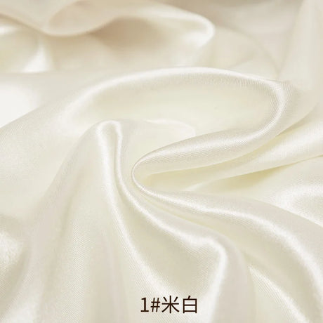 0.5m/1m/2m Satin Fabric Lining Soft and Shiny Silk-Like Material,for Clothing and Lining, Garments, DIY Craft, and Gift Wrapping