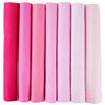 7PCS 25 x 25cm/50 x 50cm Squares Cotton Craft Plain Fabric Cloths for DIY Bundle Patchwork Quilting Sewing Scrapbooking Artcraft