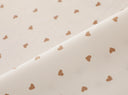 160*50cm Pure Cotton Twill Fabric with Bear Grid Heart Printed for Handmade Clothing and Bedding,DIY Patchwork Cloth Craft