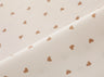 160*50cm Pure Cotton Twill Fabric with Bear Grid Heart Printed for Handmade Clothing and Bedding,DIY Patchwork Cloth Craft
