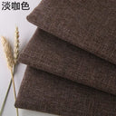 Cotton and Linen Sofa Fabric Solid Color Thickened Coating Dustproof Coarse Cloth Burlap Canvas Pillow Curtain DIY sewing Fabric