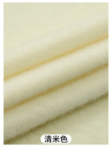 50x50cm 5mm Soft Breathable Elastic Faux Fur Fabric for Sewing Plush Toy Doll Scarf Hat Decorative Cloth Handmade DIY Fabrics