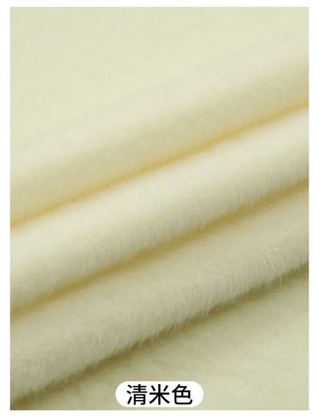 50x50cm 5mm Soft Breathable Elastic Faux Fur Fabric for Sewing Plush Toy Doll Scarf Hat Decorative Cloth Handmade DIY Fabrics