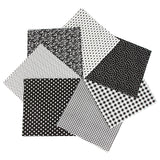 7Pcs 20" x 20" Cotton Fabric DIY Making Supplies Quilting Patchwork Fabric Fat Quarter Bundles DIY for Quilting Patchwork