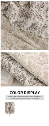 Breathable Pure Cotton Double-Layer Crepe Fabric For Bedding Home Wear Pajama Summer Dress DIY Clothing Cloth 135x50cm/500cm