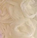 3D Large Rose Embroidered Lace Fabric, Discoloration Flower Children's Applique Clothing, Dress Fashion, RS24458