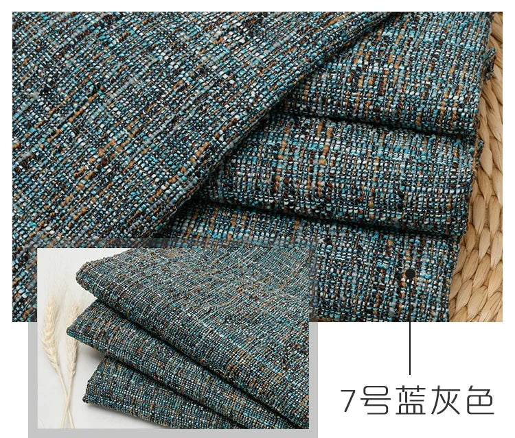 Thickened Coating Coarse Cotton and Linen Sofa Fabric DIY Solid Color Coarse Fabric Home Cushion Sofa Soft Bag Background Fabric
