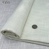 100cm*148cm Solid Color Thick Coarse Linen Sofa Fabric Cotton and Linen Curtain Tablecloth DIY Polyester Linen Fabric 400-500g/m