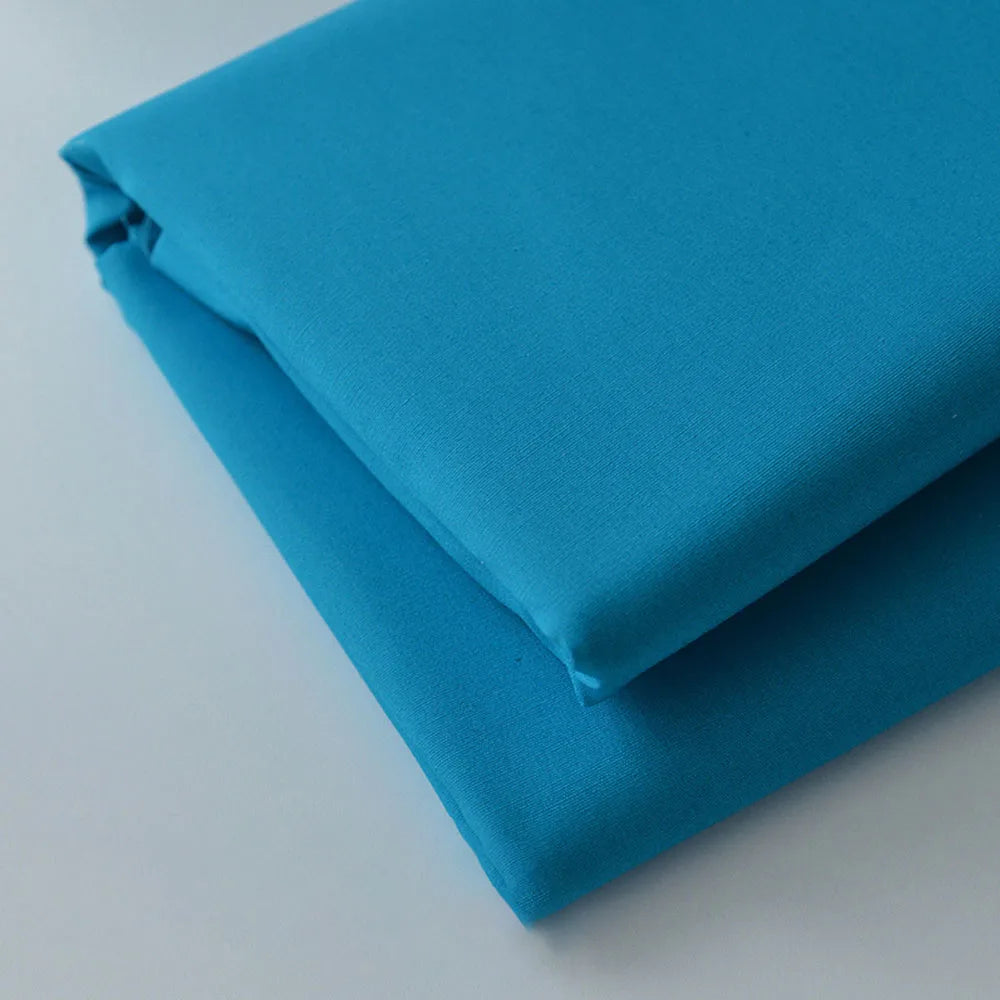 140x100cm 100% Cotton Poplin Fabric Solid Color for DIY Sewing Women Dress Baby Clothes Pajamas Hat Home Textile Craft Materials
